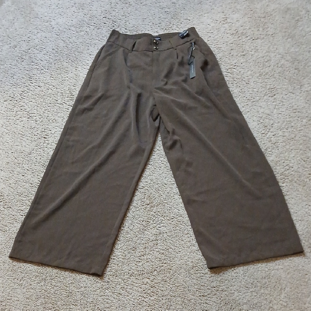 Dictionary Wide Leg  Pants Large